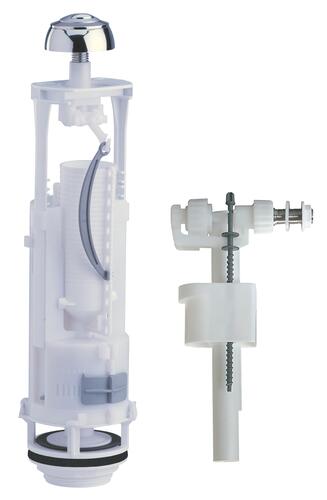 Mécanisme complet à double poussoir à étrier